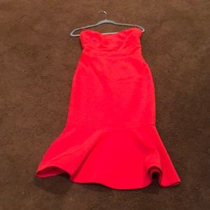 Stunning red party dress